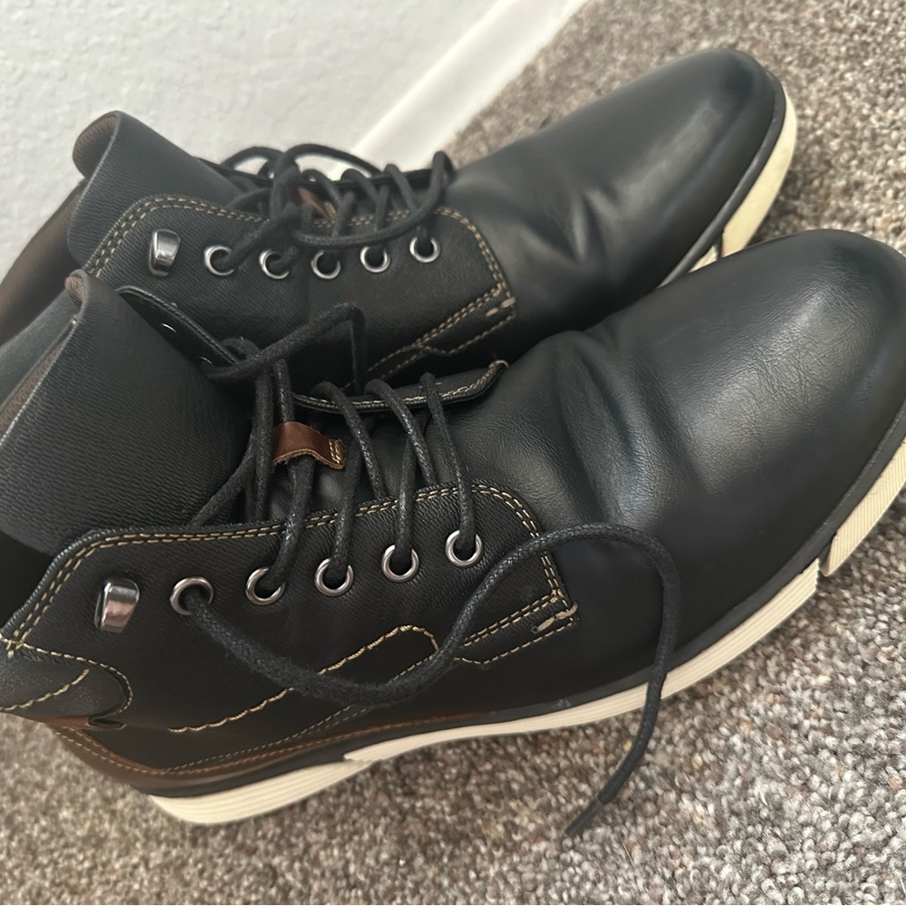 JF J.Ferrar Mens Molina Lace Up Boots Size 10.5
